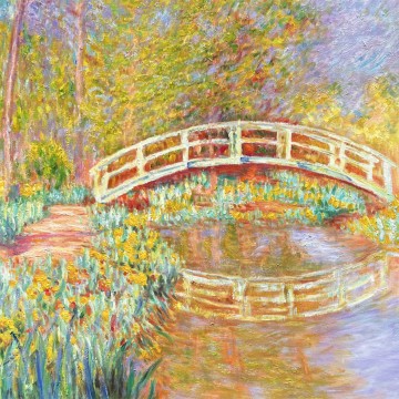  pulgadas Lienzo - El puente en el jardín de Monet Claude Monet 24x25 pulgadas USD120