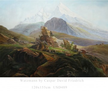  s - Watzmann Caspar David Friedrich 47x61 pulgadas USD229