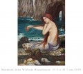 sirena John William Waterhouse 13x18 pulgadas USD 88
